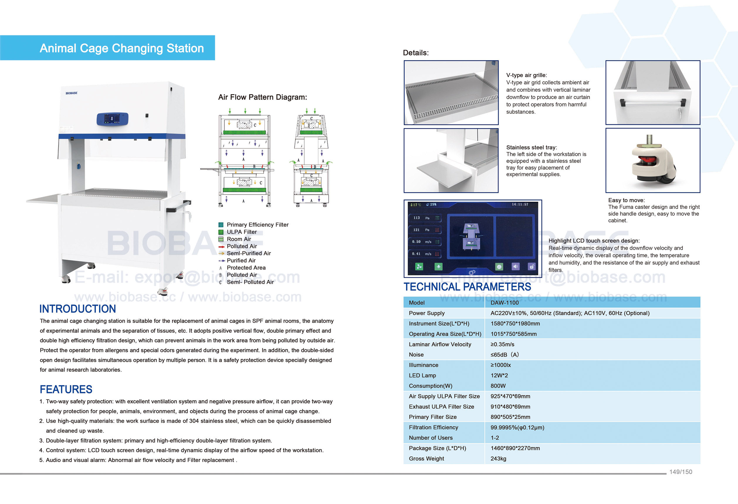 149-150 Animal Cage Changing Station 149-150 Animal Cage Changing Station