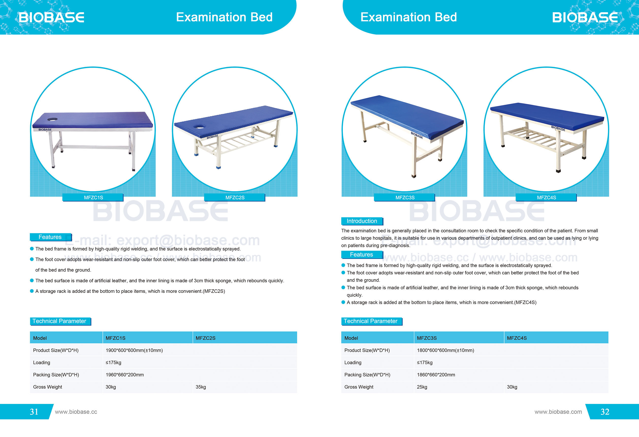 31-32 Examination Bed 31-32 Examination Bed