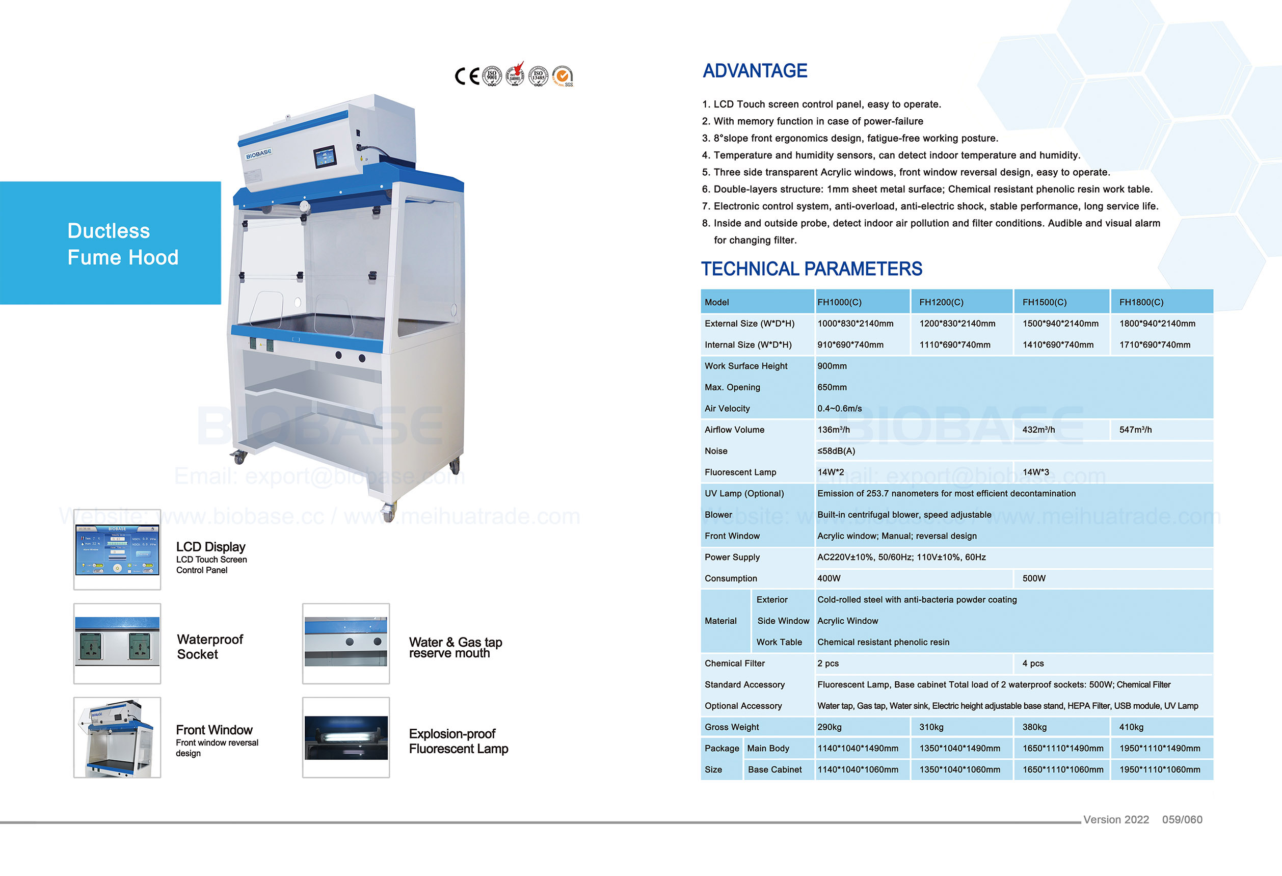 Ductless Fume Hood FH(C) Buy BIOBASE