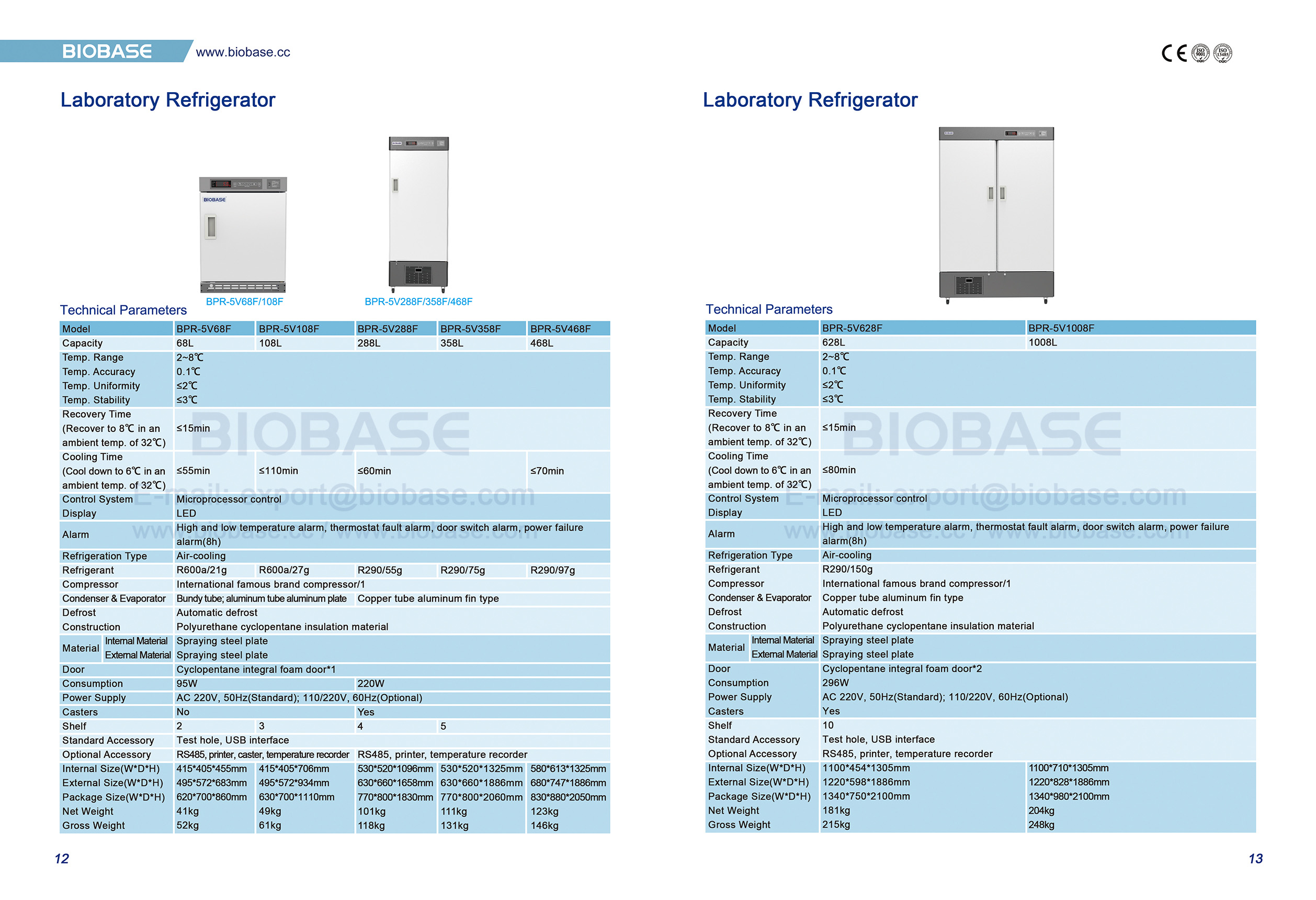 12-13 Laboratory Refrigerator