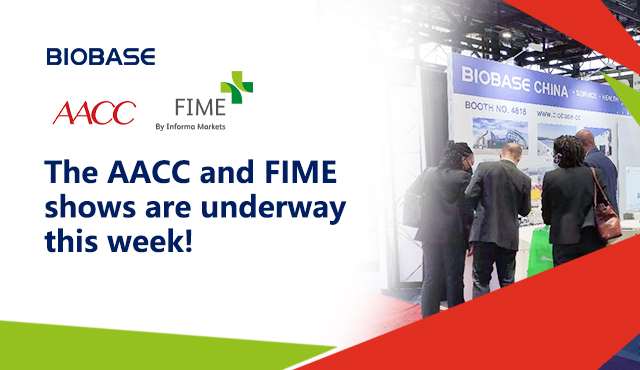 The FIME and AACC shows are underway this week!