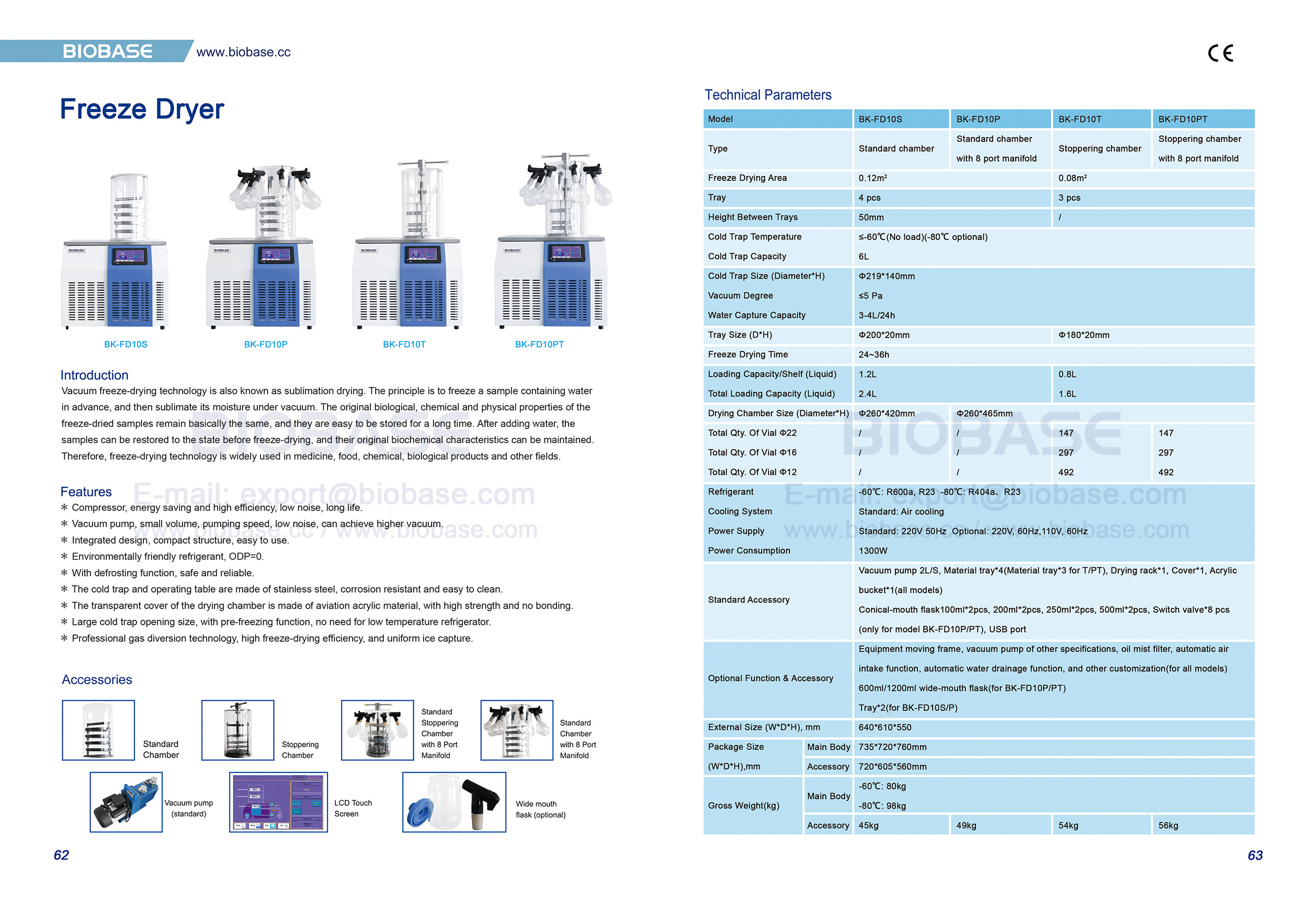 62-63 Freeze Dryer