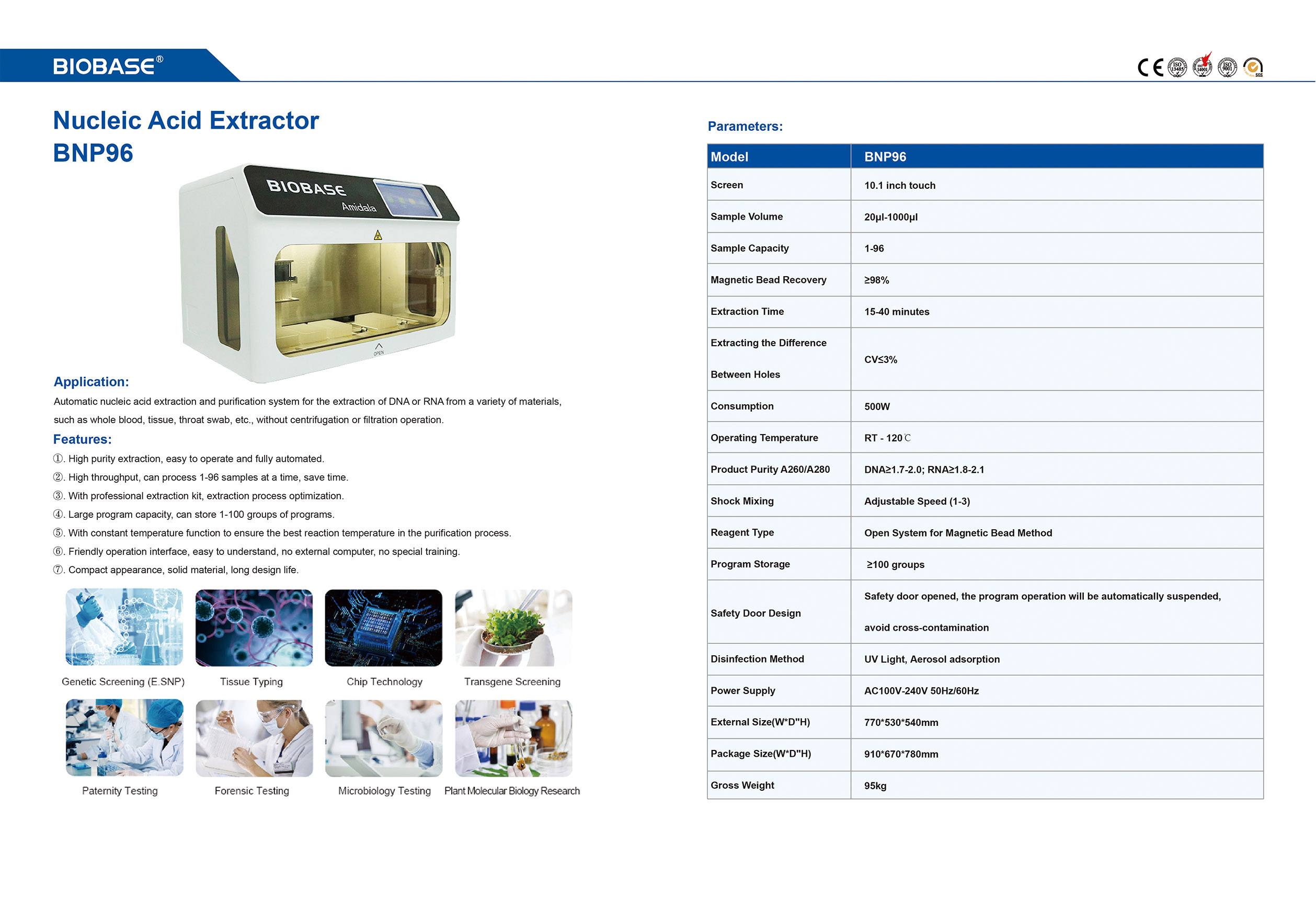 07 Nucleic Acid Extraction System-BNP96