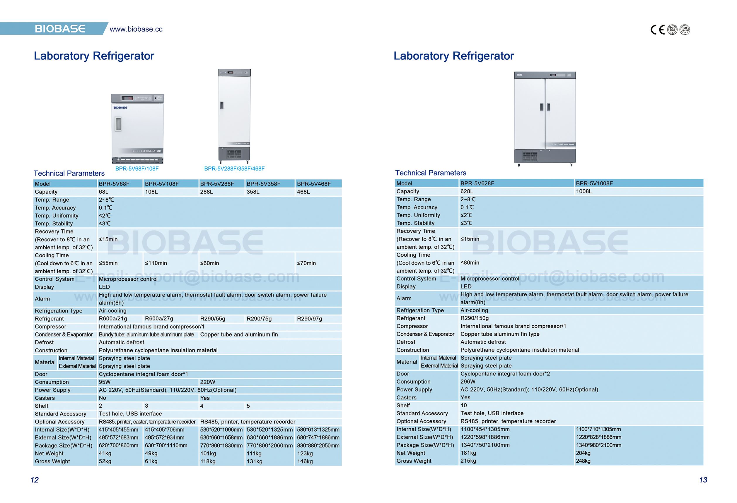 12-13 Laboratory Refrigerator