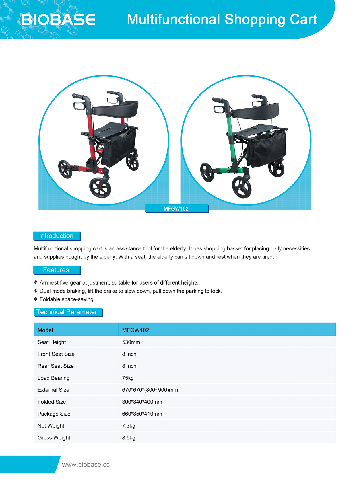 Multifunctional Shopping Cart