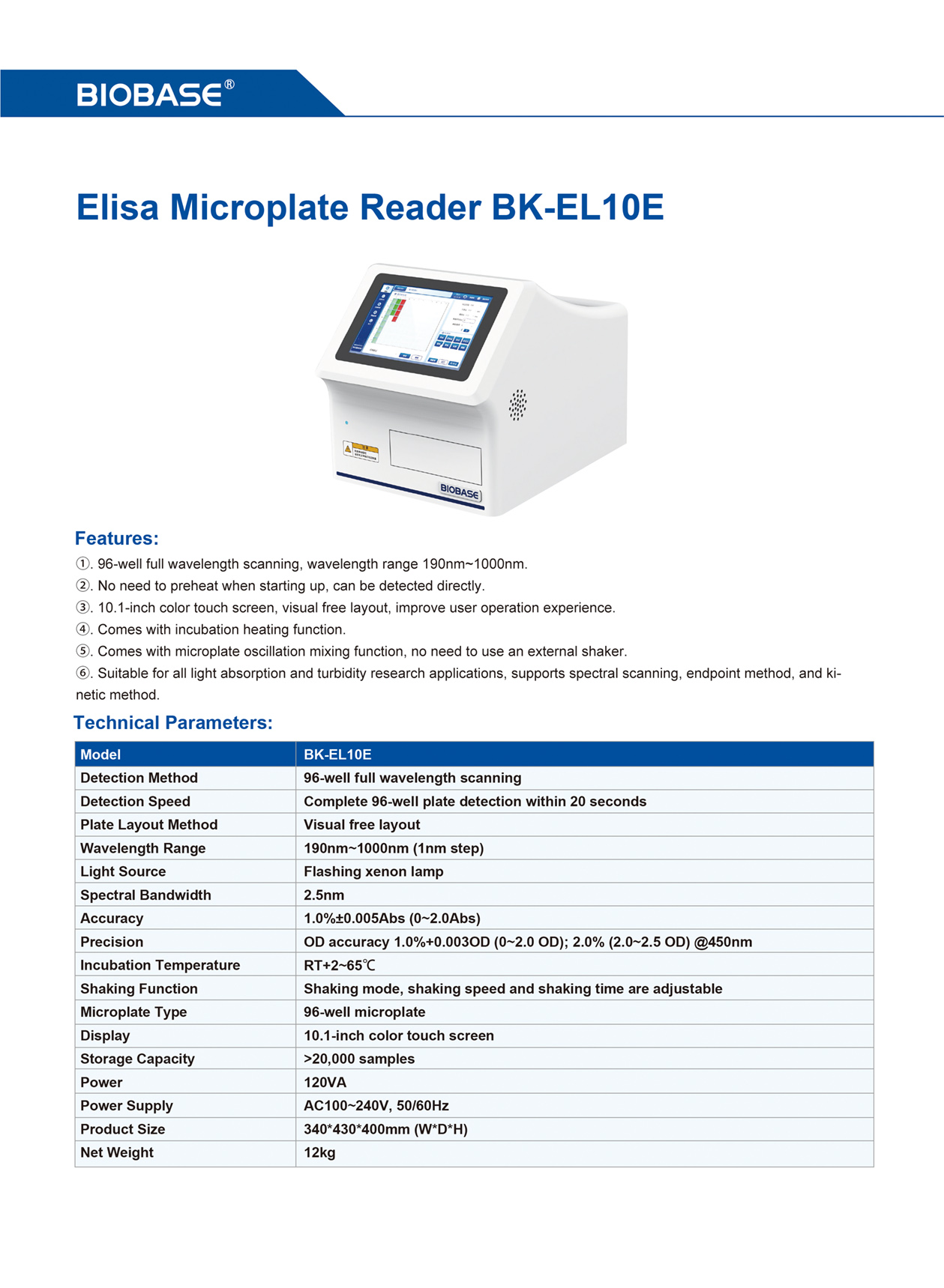 Elisa Microplate Reader