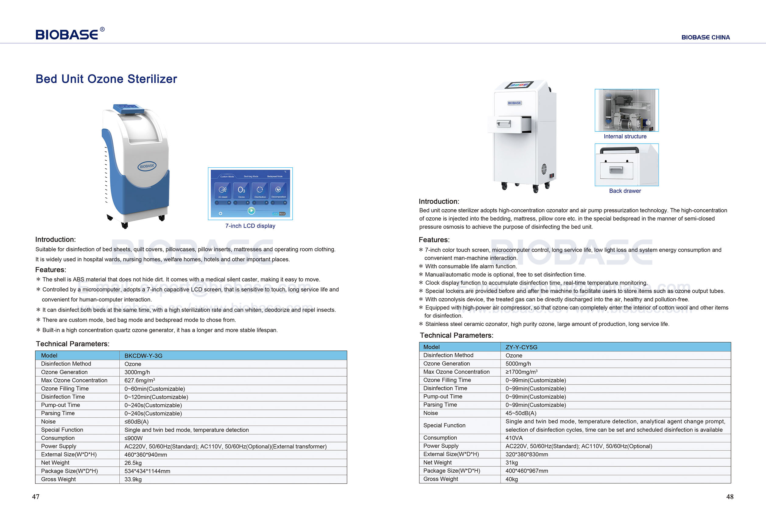 47-48 Bed Unit Ozone Sterilizer