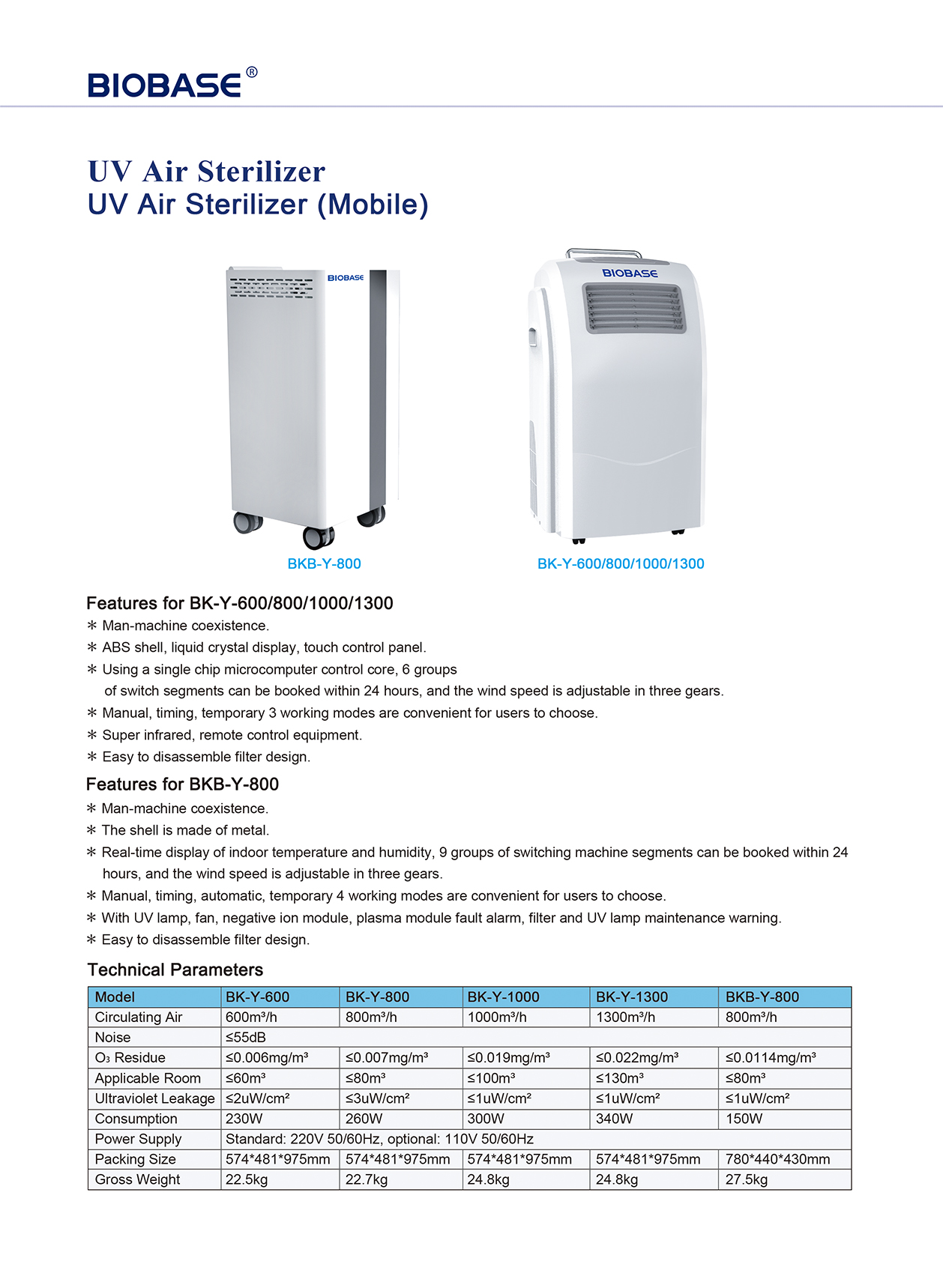 UV Air Sterilizer (Mobile)