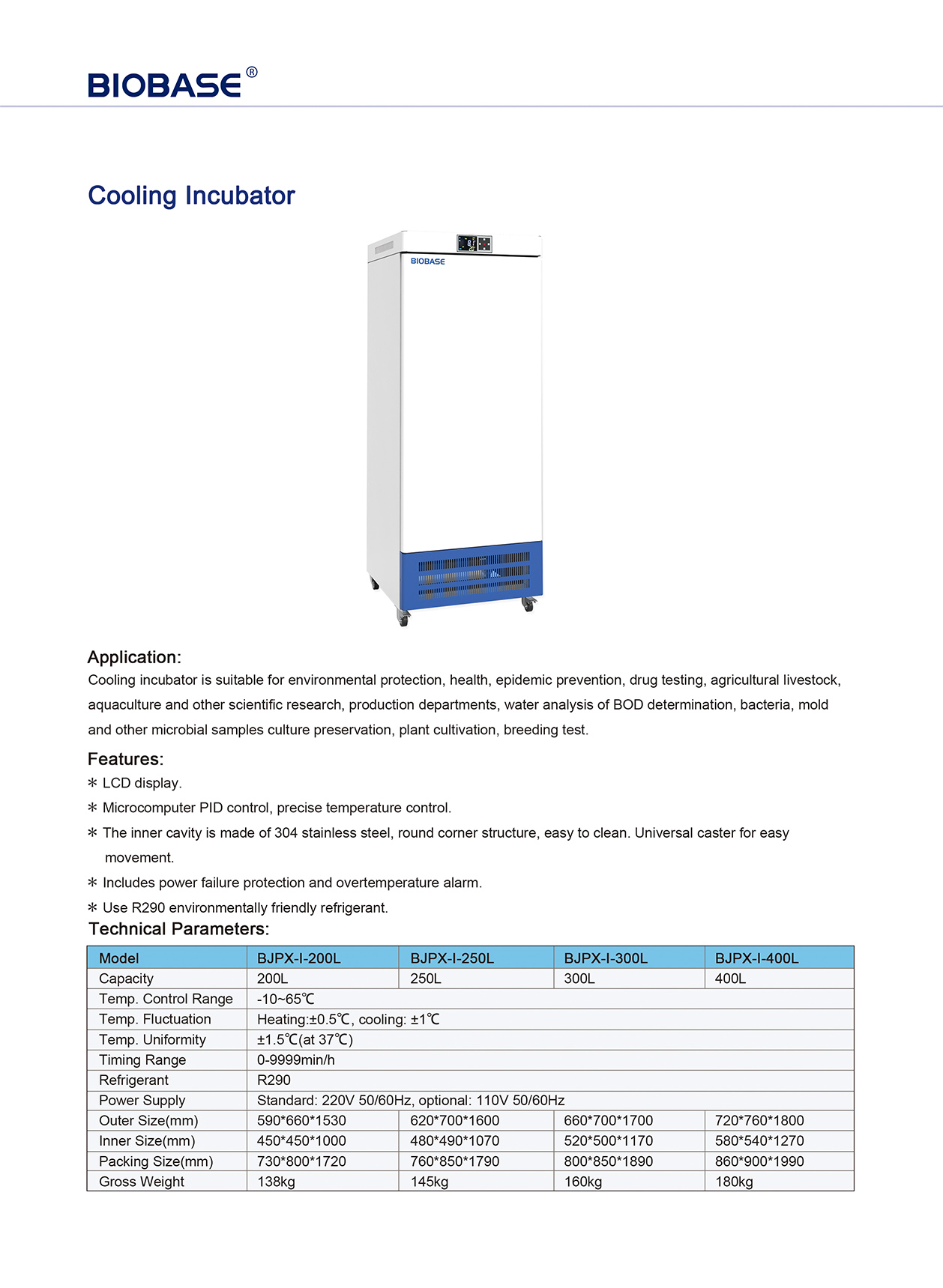 Cooling Incubator