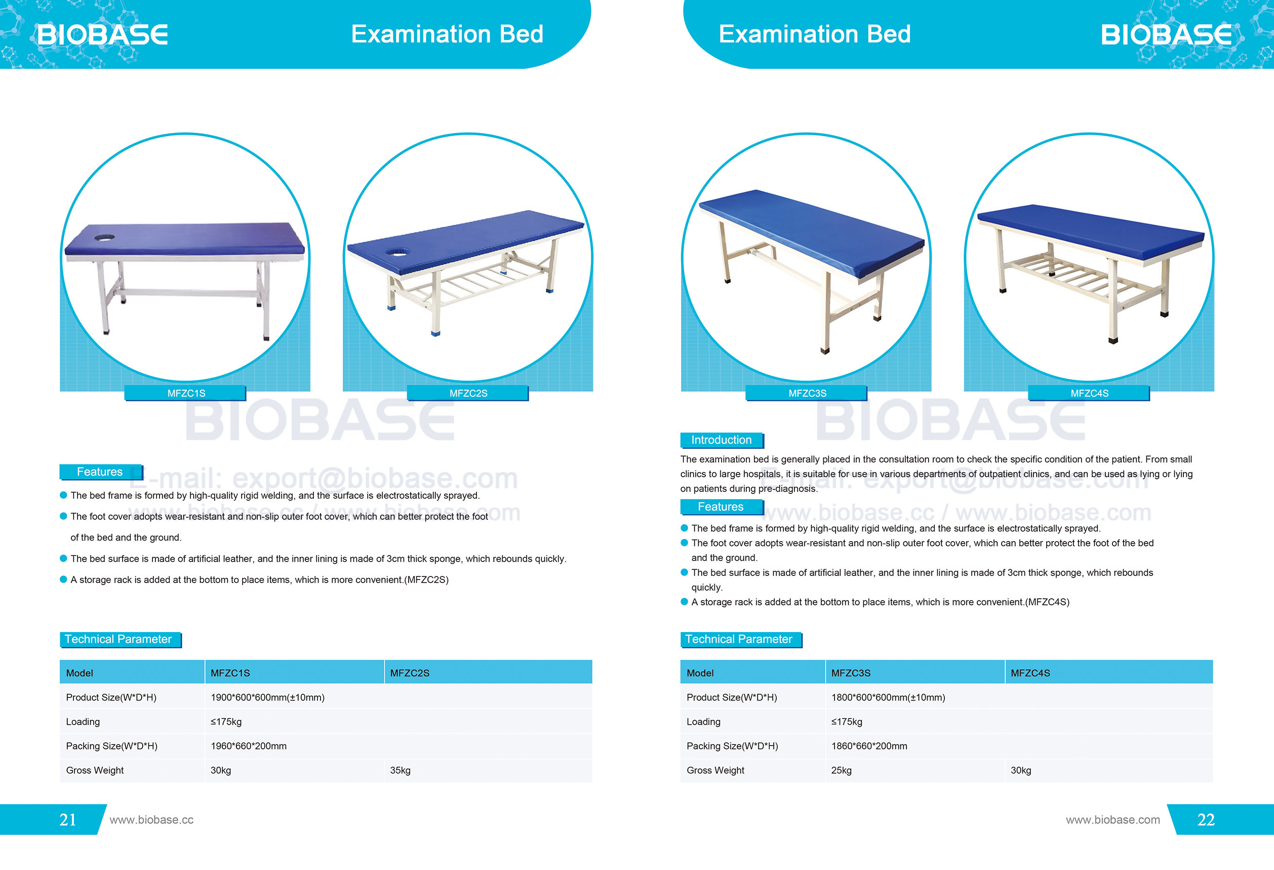 21-22 Examination Bed