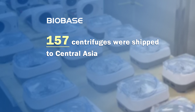 157 centrifuges were shipped to Central Asia