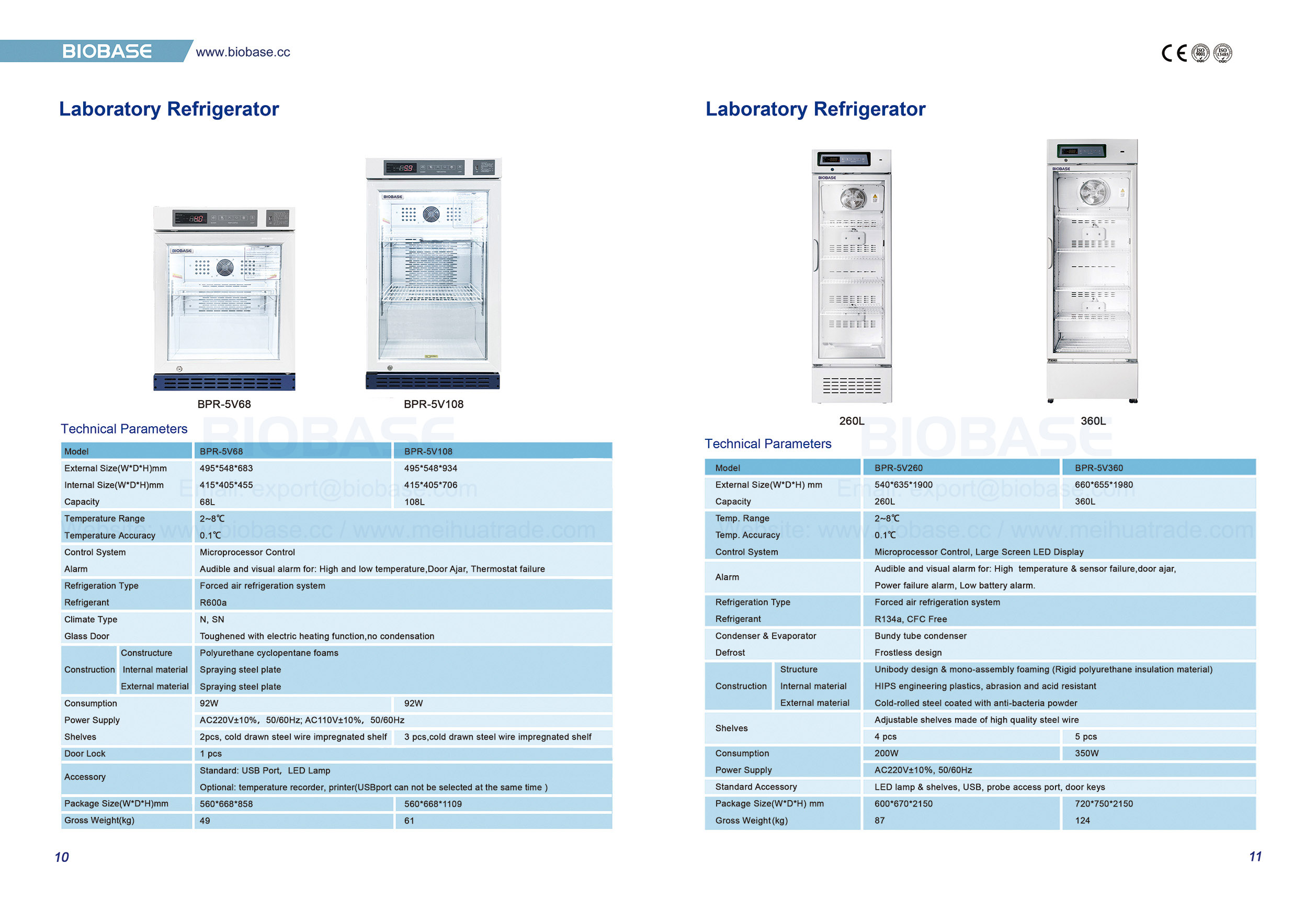 10-11 laboratory Refrigerator