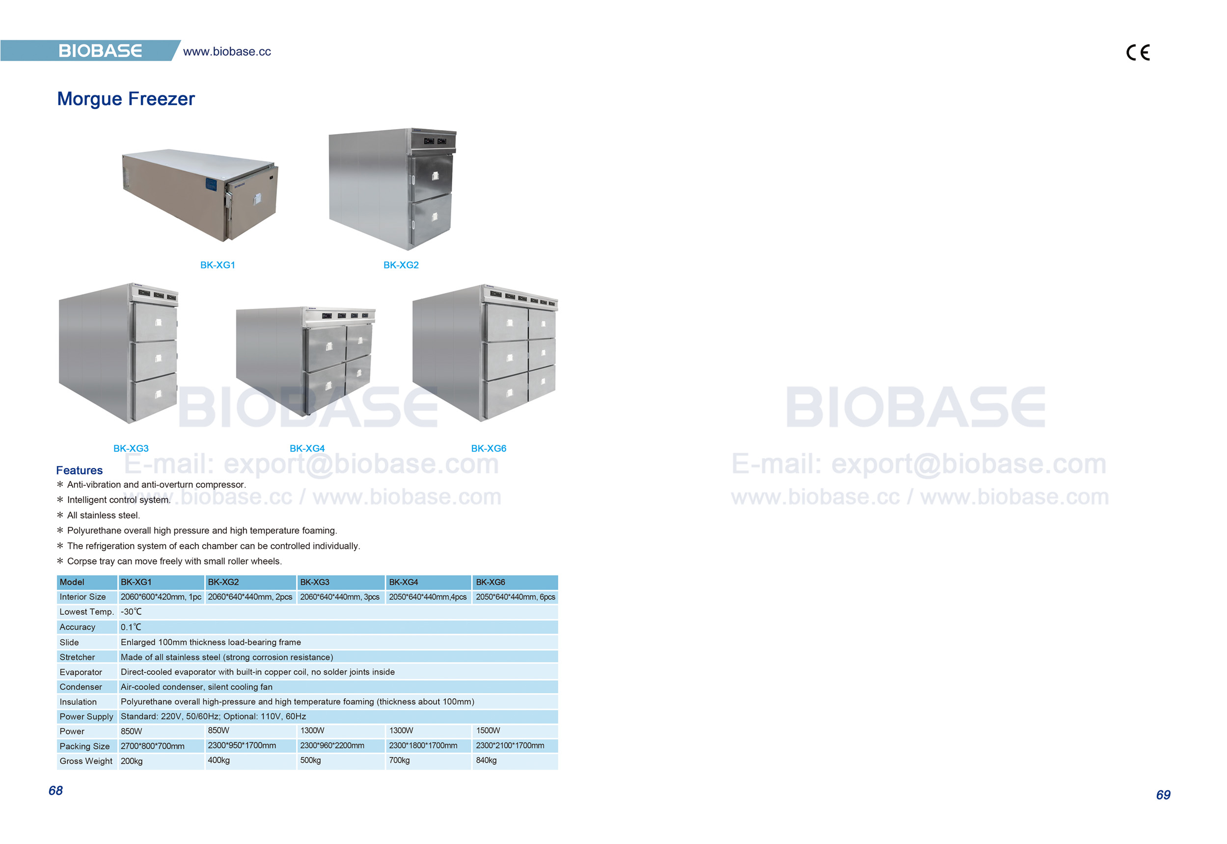 68-69 Morgue Freezer