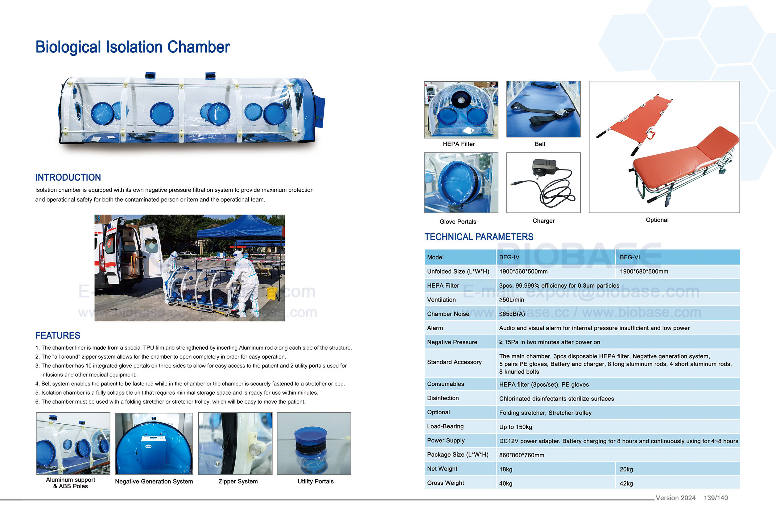 139-140 Biological Isolation Chamber