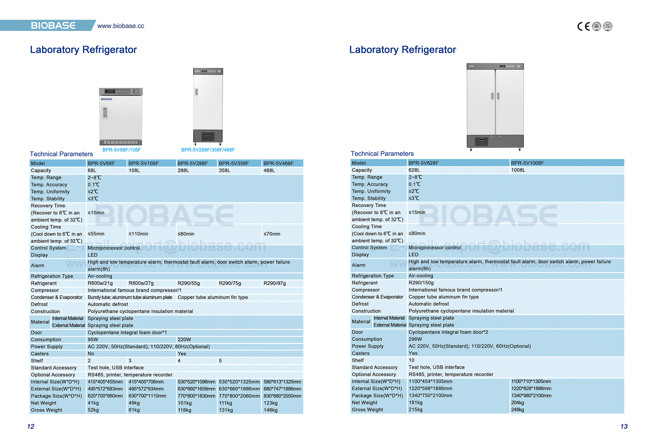 12-13 Laboratory Refrigerator
