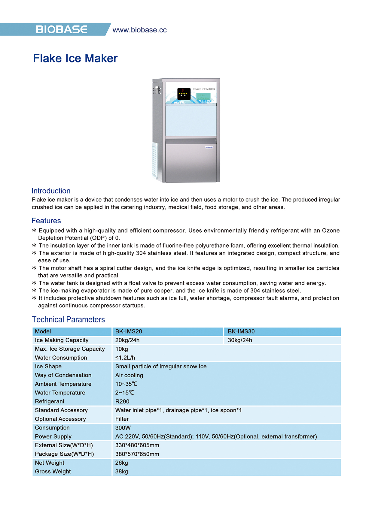 Flake Ice Maker