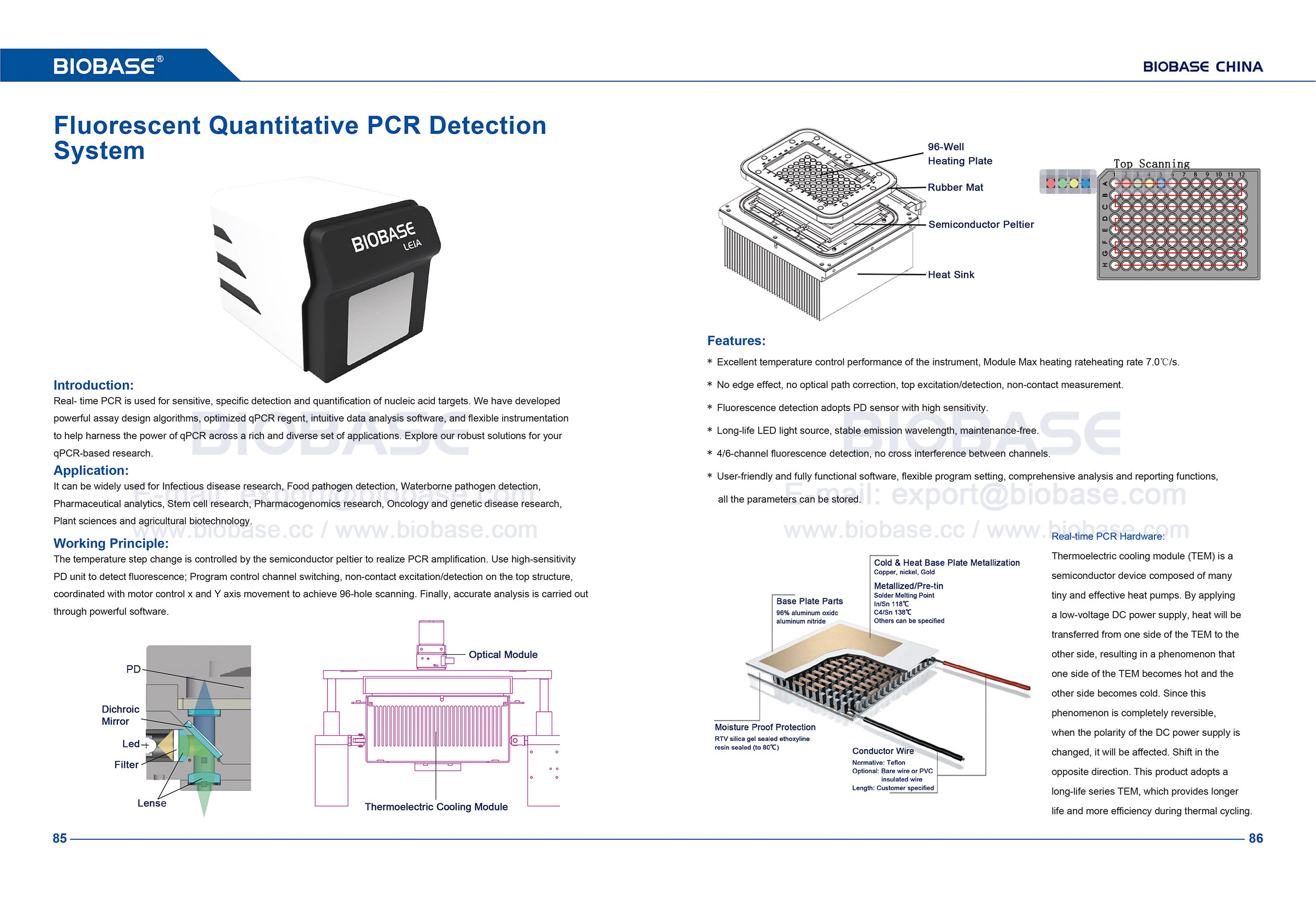 85-86 Fluorescent Quantitative Detection System
