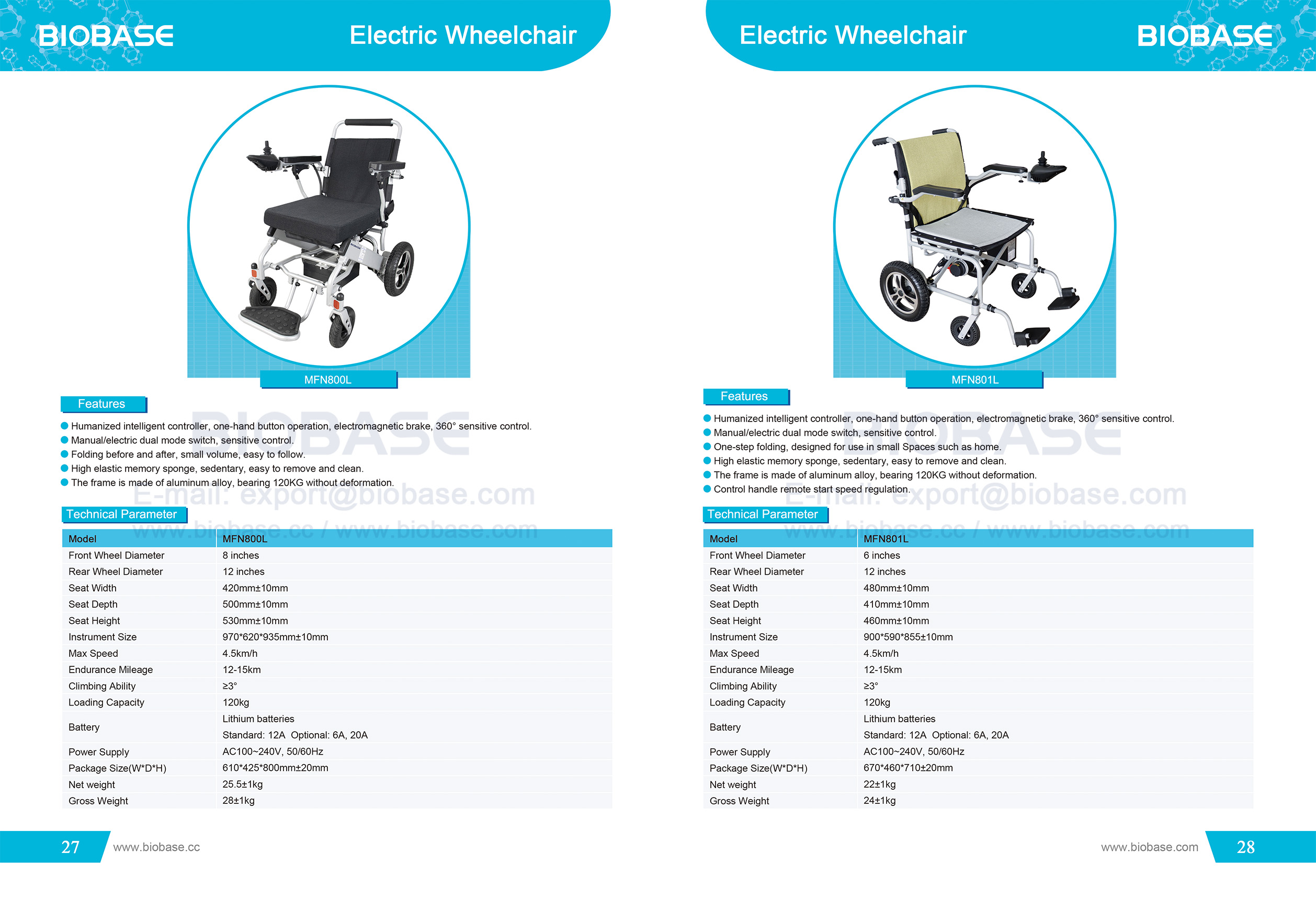 27-28 Electric Wheelchair