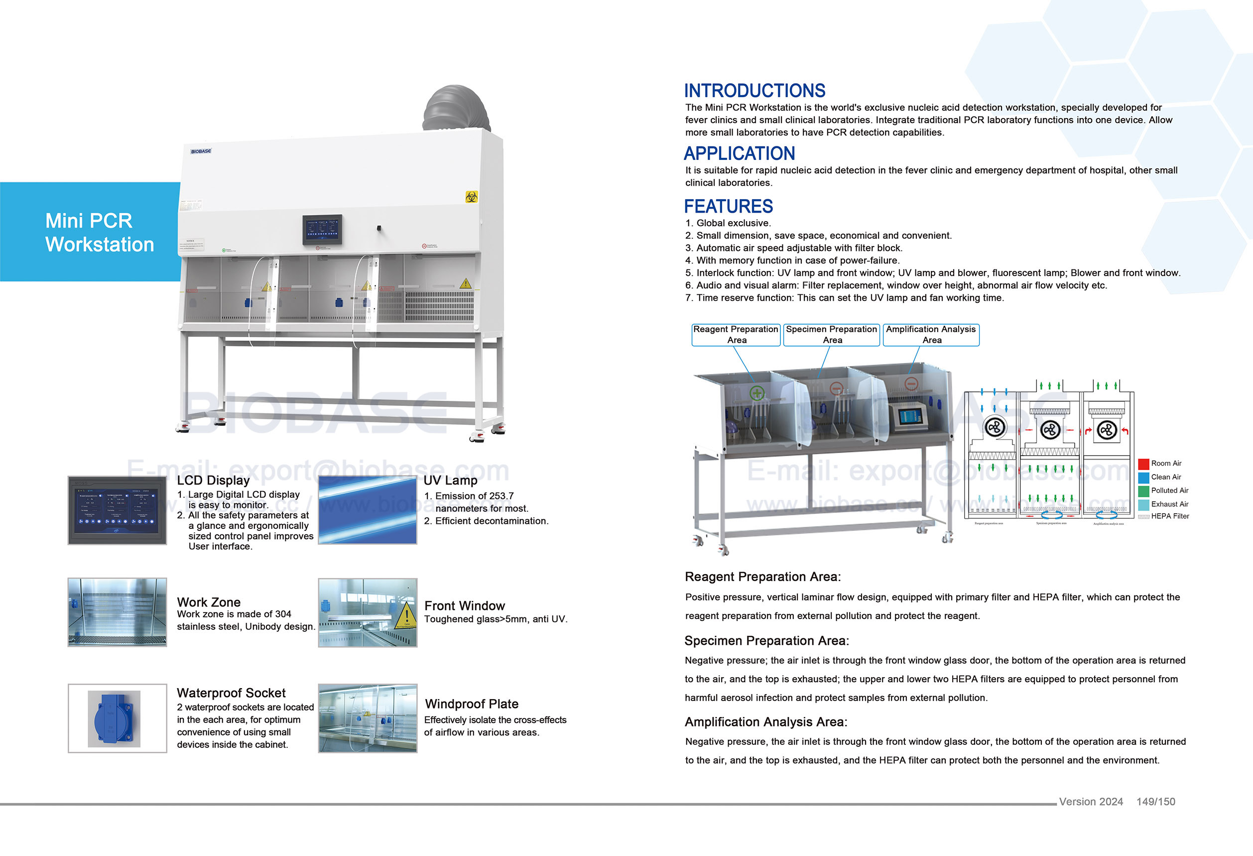 149-150 Mini PCR Workstation 