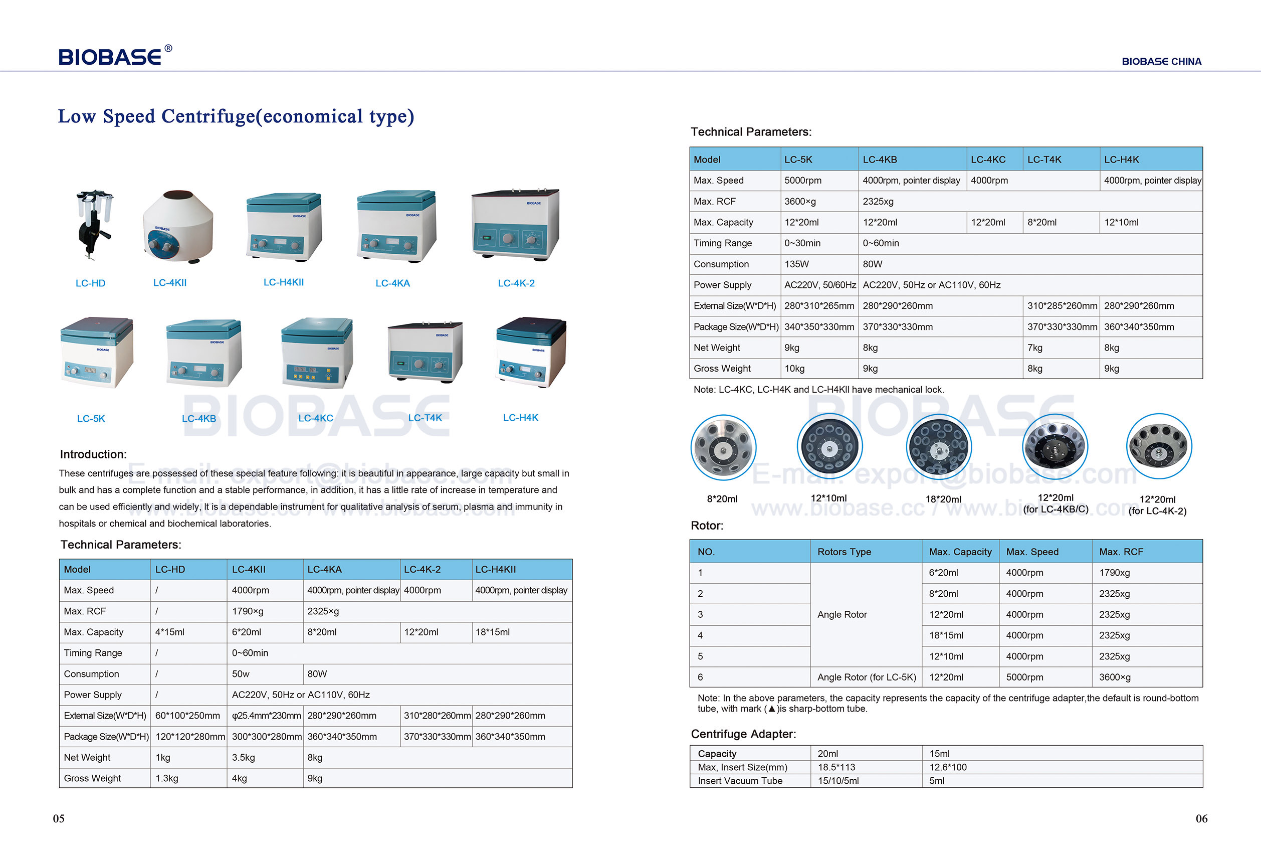 05-06 Low Speed Centrifuge(Economical Type)