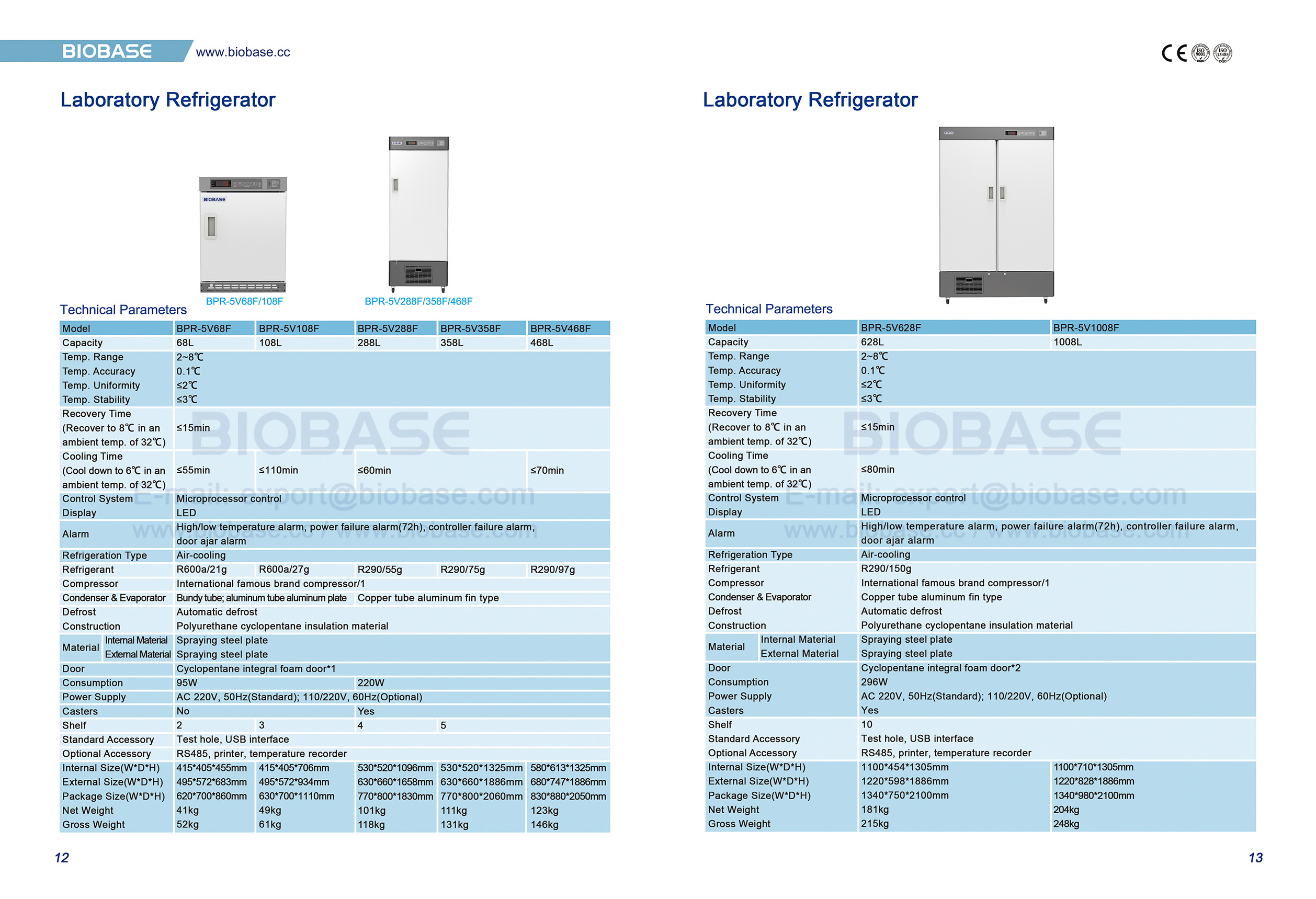 12-13 Laboratory Refrigerator
