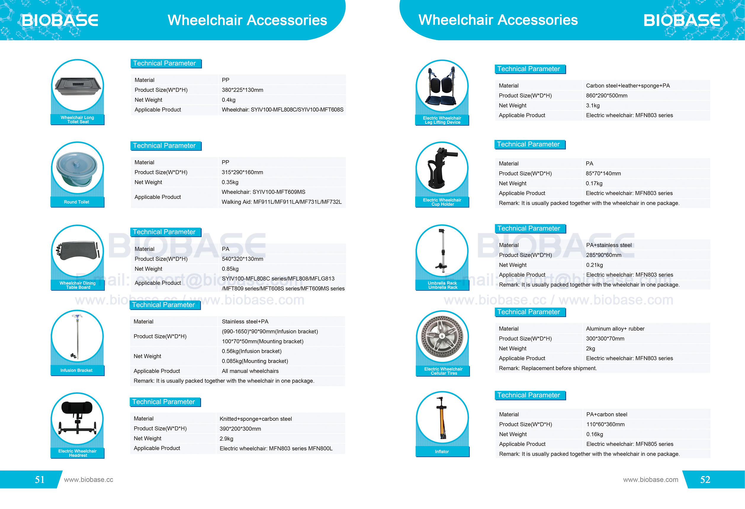 51-52 Wheelchair Accessories