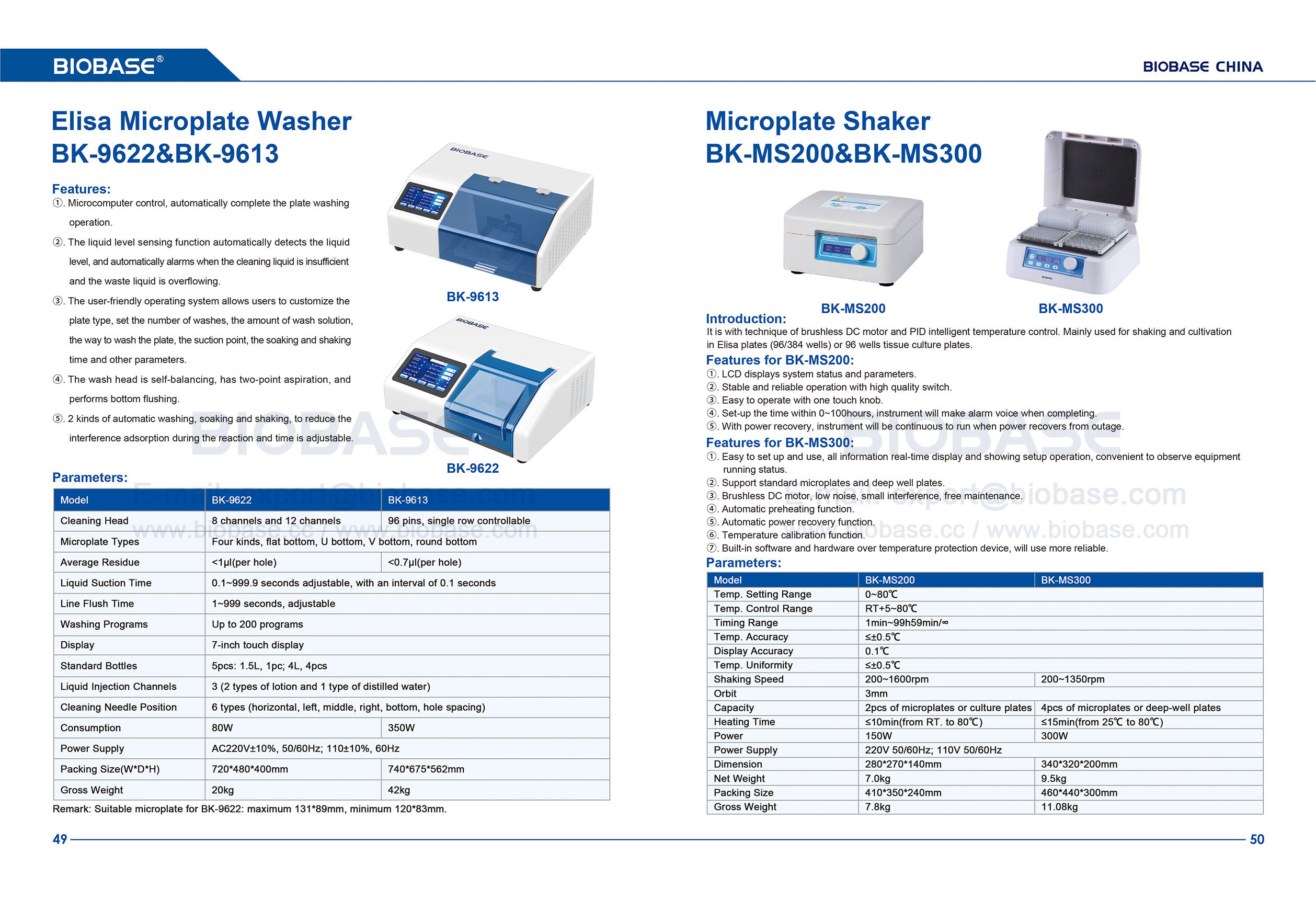 49-50 Elisa Microplate Washer&Microplate Shaker