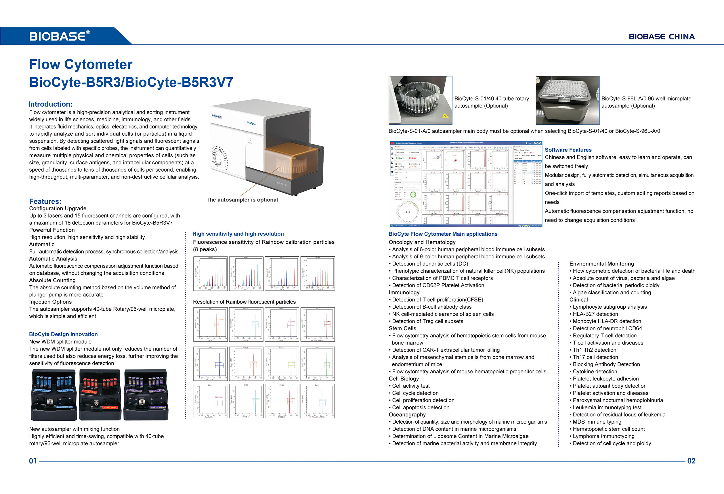 01 Flow Cytometer BioCyte-B5R3BioCyte-B5R3V7