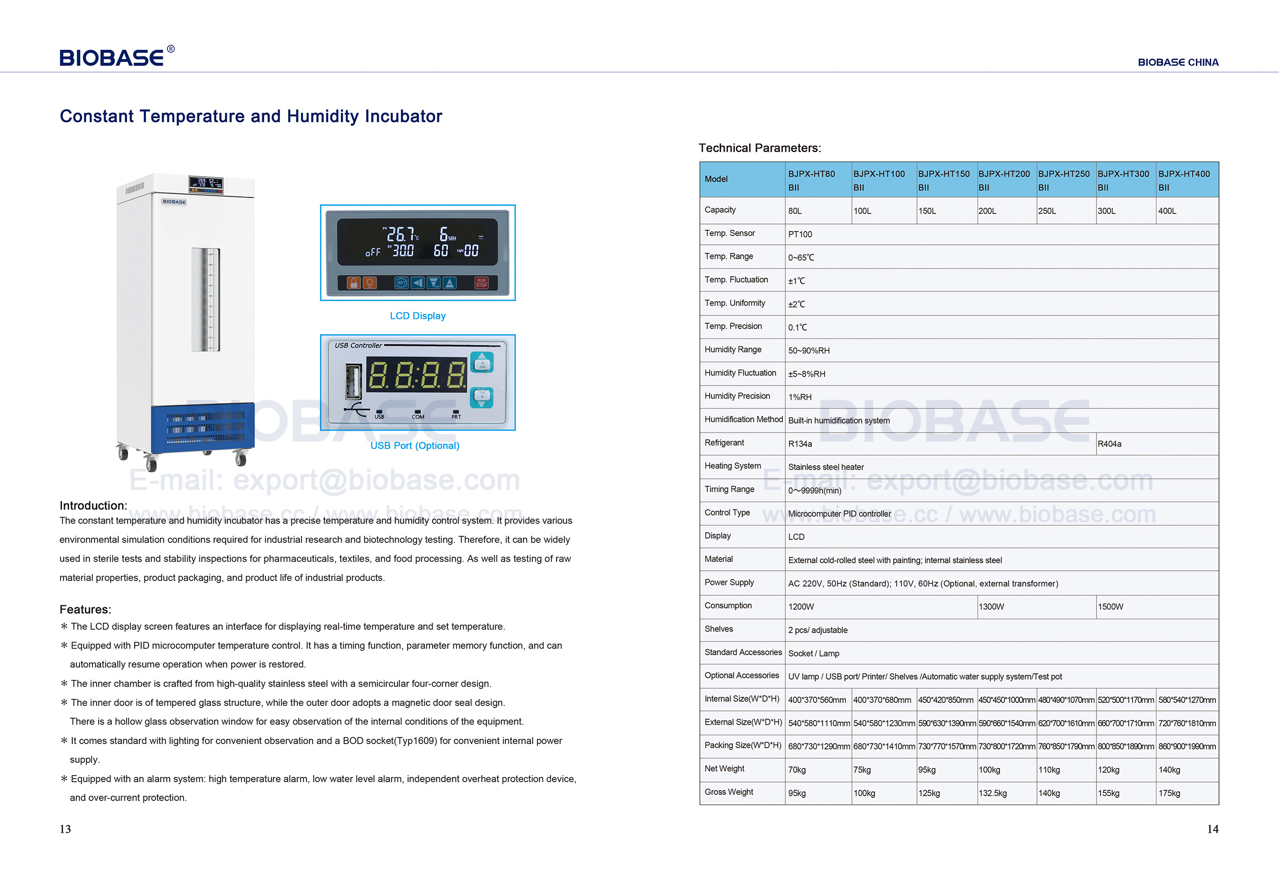 13-14 Constant Temperature and Humidity Incubator