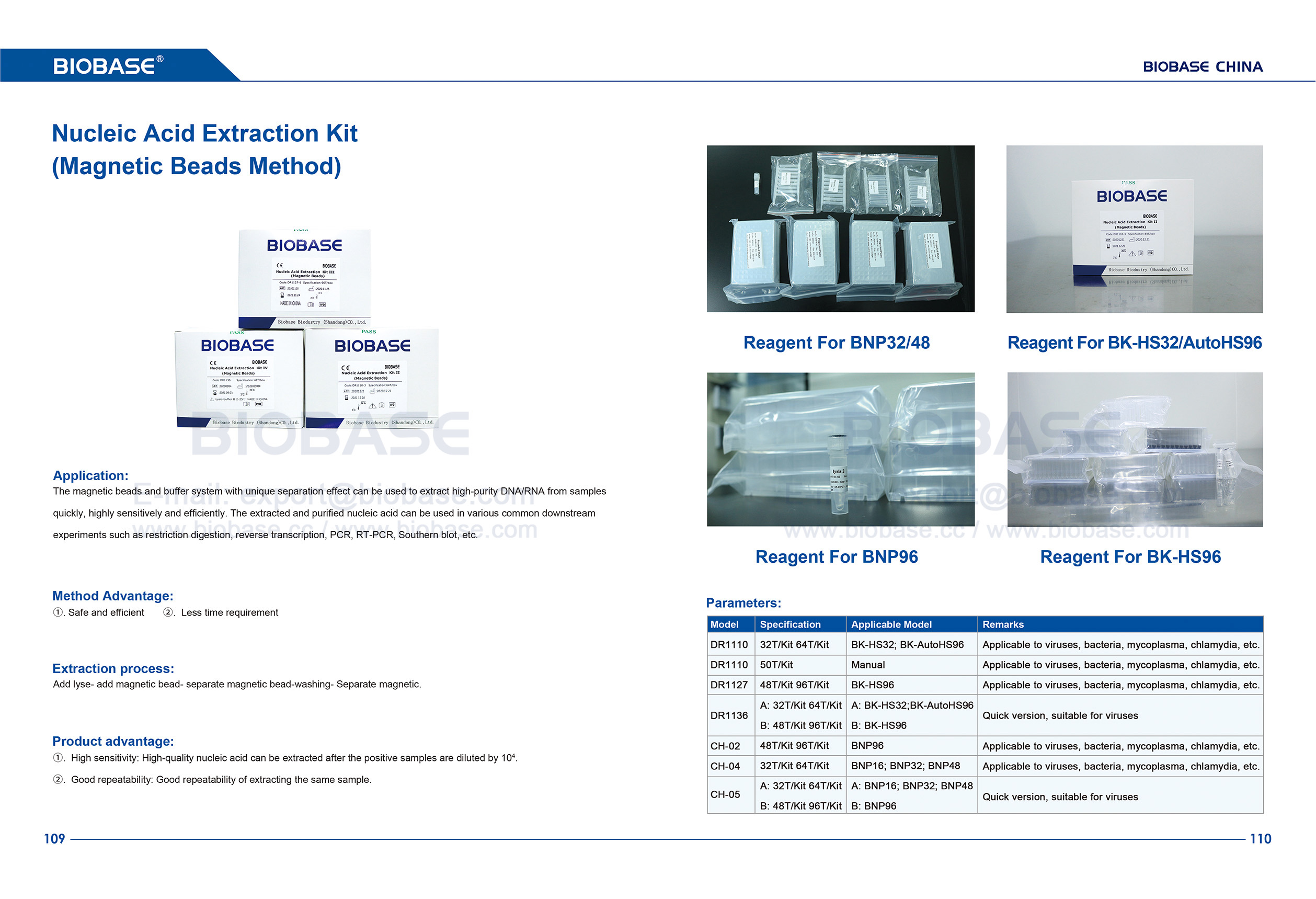 109-110 Nucleic Acid Extraction Kit
