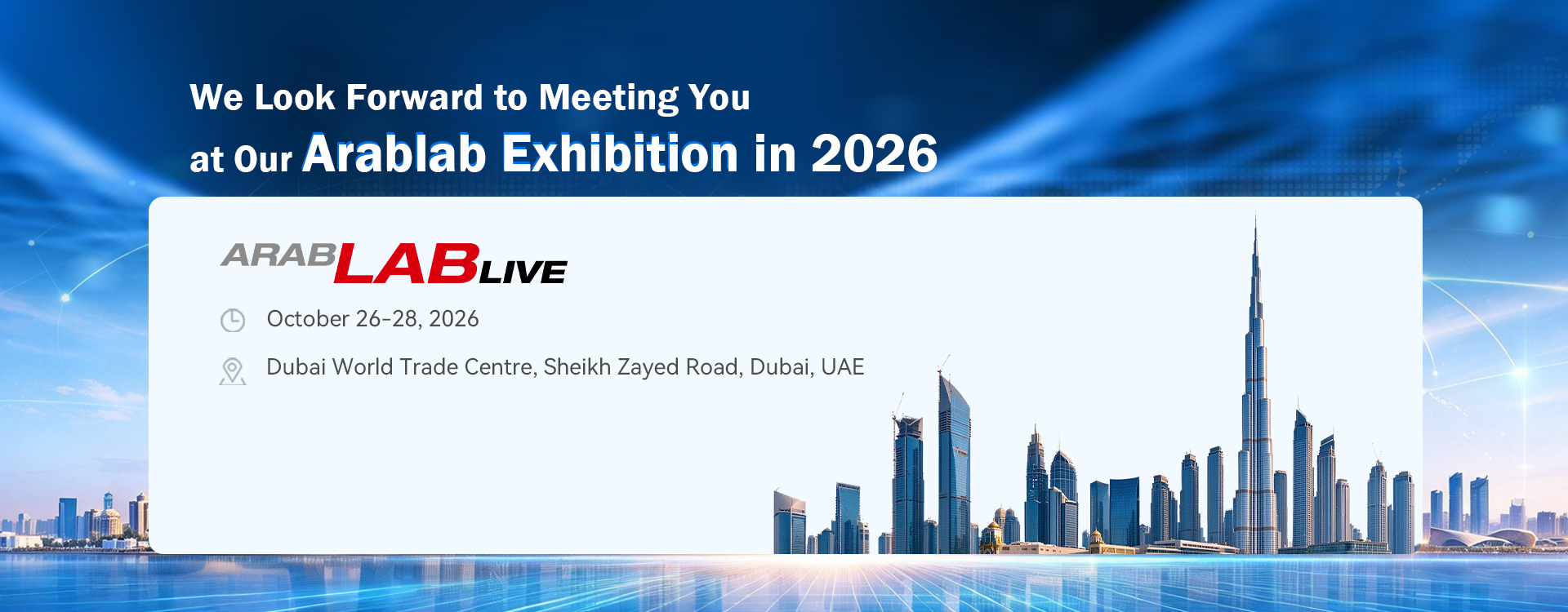We Look Forward to Meeting You at our Arablab Exhibition in 2026